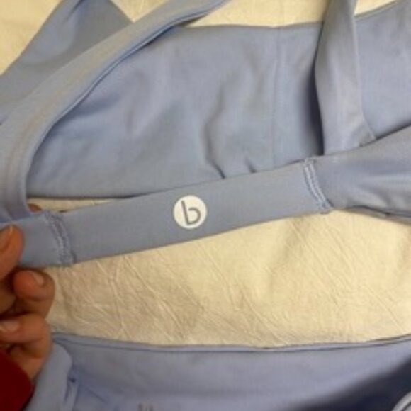 Light Blue Workout Set (Shorts + Top) Size S - Picture 4 of 4